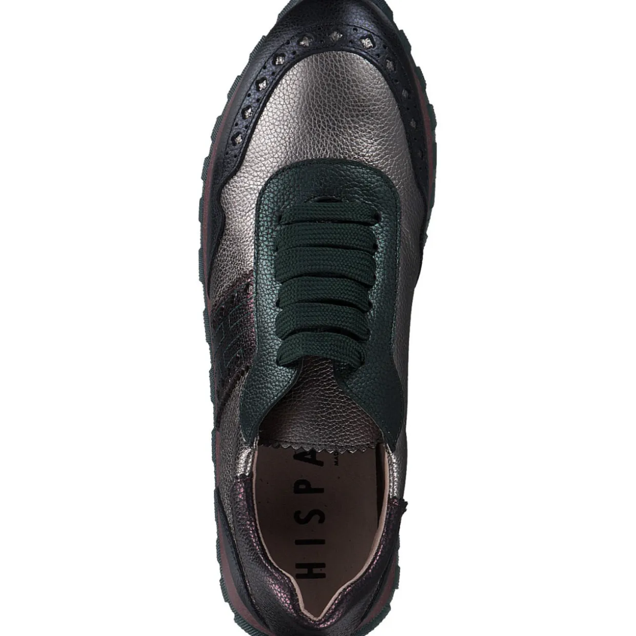 Hispanitas Schuhe CHI243623 Loira-I24 , Schnürschuhe, Damen, midnight/acero/rioja/forest