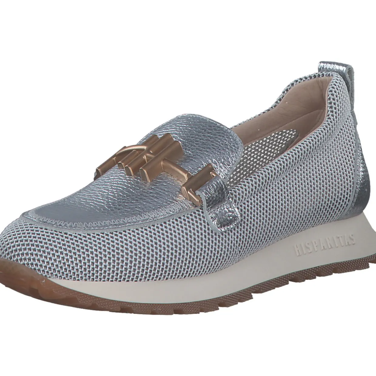 Hispanitas Schuhe Kansas HV253919, Mokassins, Damen, WHITE/SILVER