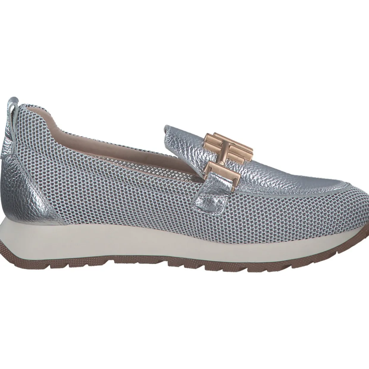 Hispanitas Schuhe Kansas HV253919, Mokassins, Damen, WHITE/SILVER