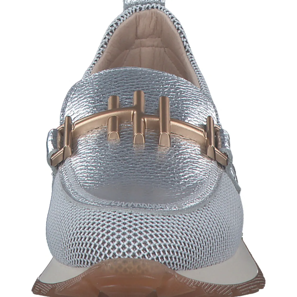 Hispanitas Schuhe Kansas HV253919, Mokassins, Damen, WHITE/SILVER