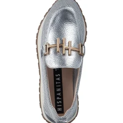 Hispanitas Schuhe Kansas HV253919, Mokassins, Damen, WHITE/SILVER