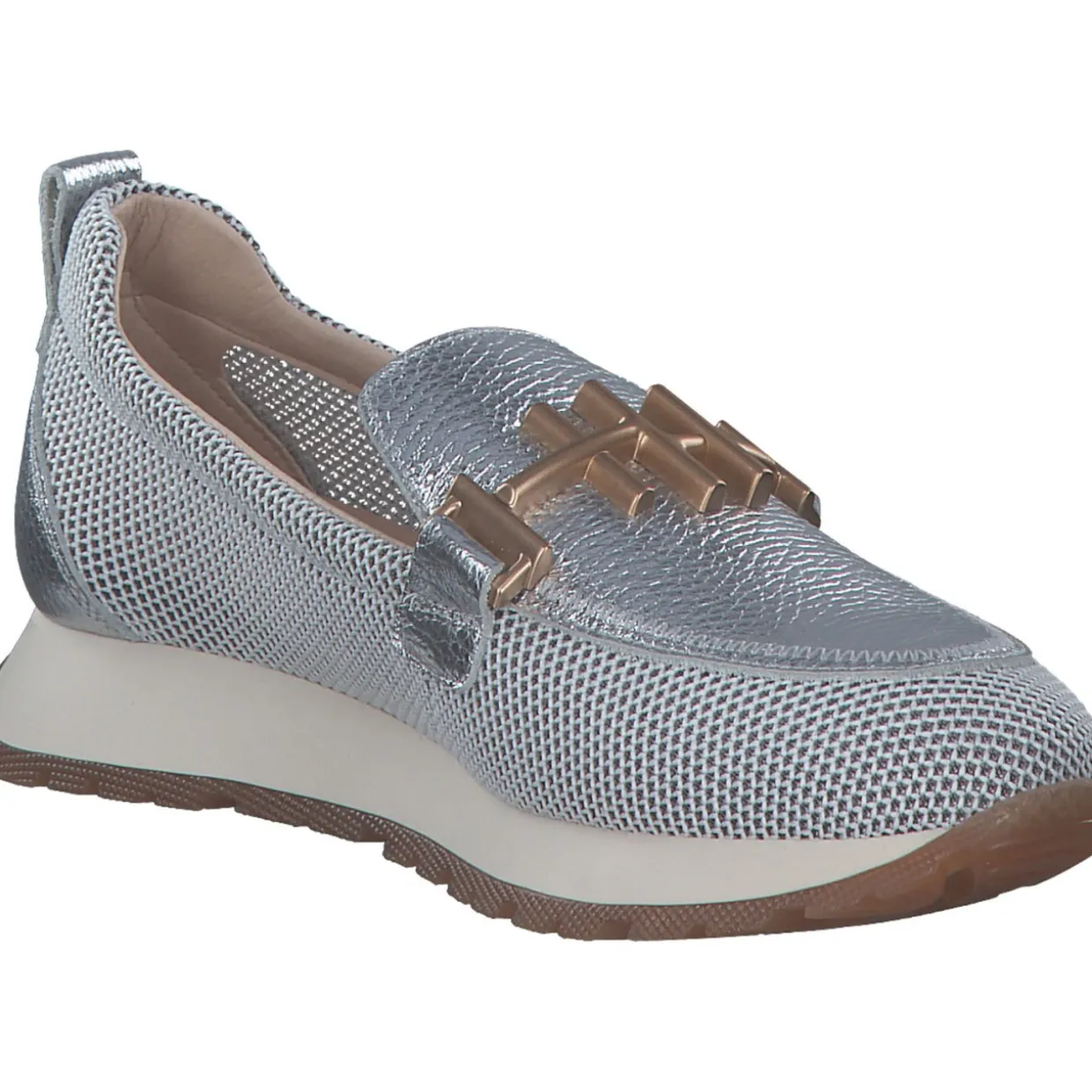 Hispanitas Schuhe Kansas HV253919, Mokassins, Damen, WHITE/SILVER