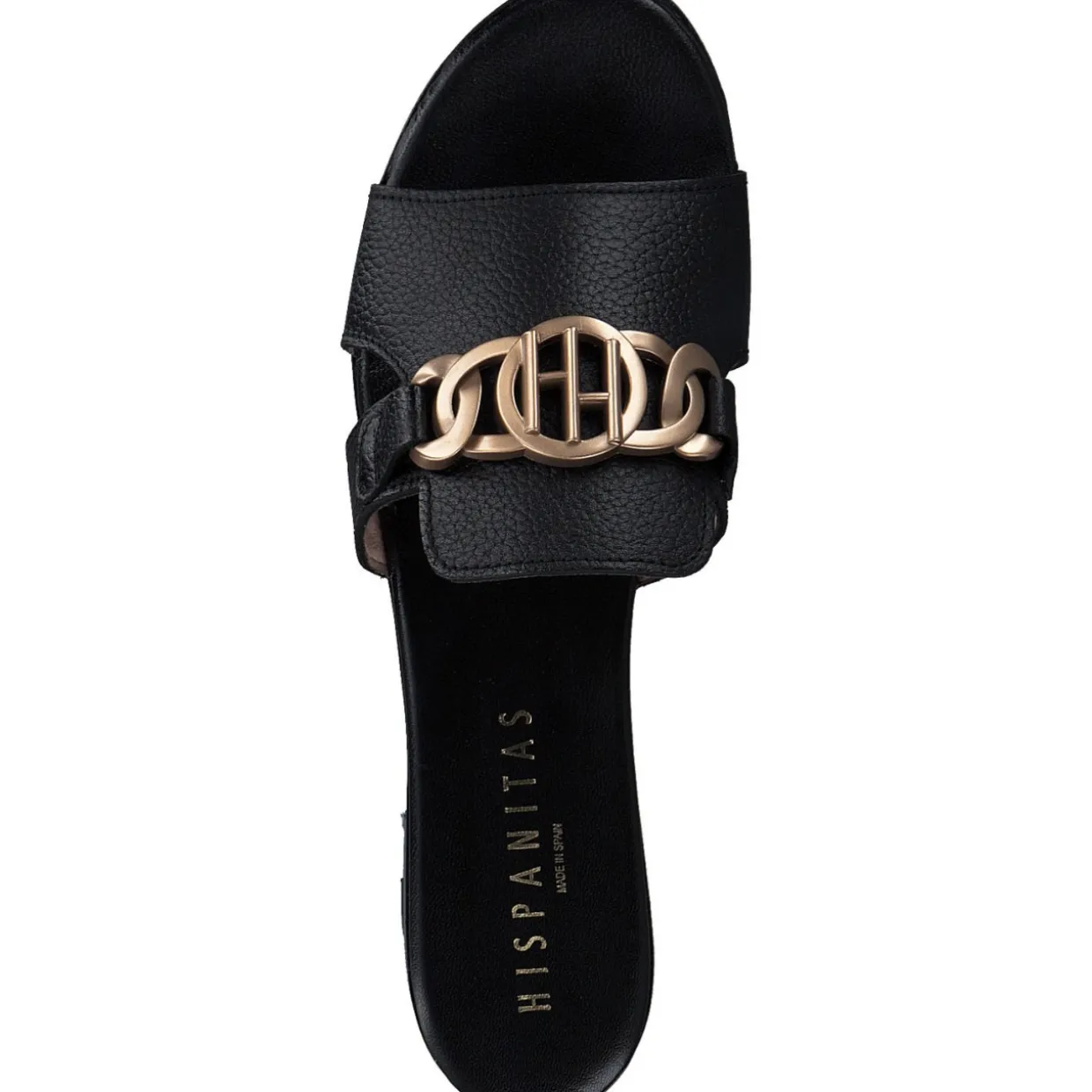 Hispanitas Schuhe Lena HV243268, Plateau-Pantoletten, Damen, Schwarz