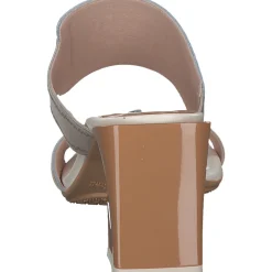 Hispanitas Schuhe Mallorca HV243327, Plateau-Pantoletten, Damen, Beige Grau