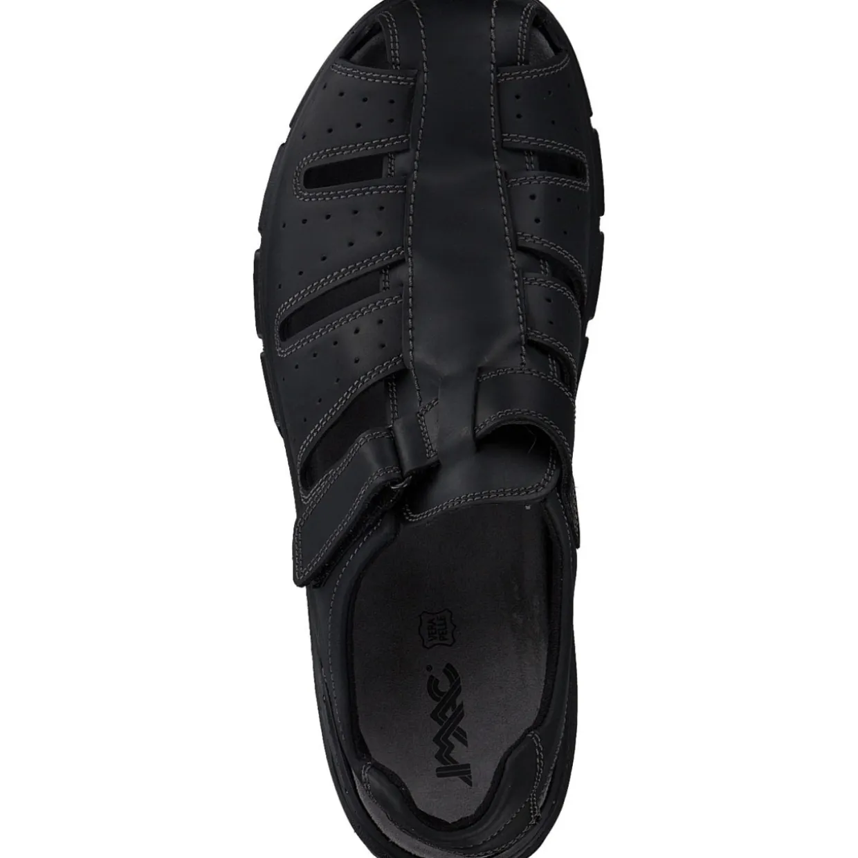 IMAC 552780, offene Schuhe, Herren, Schwarz