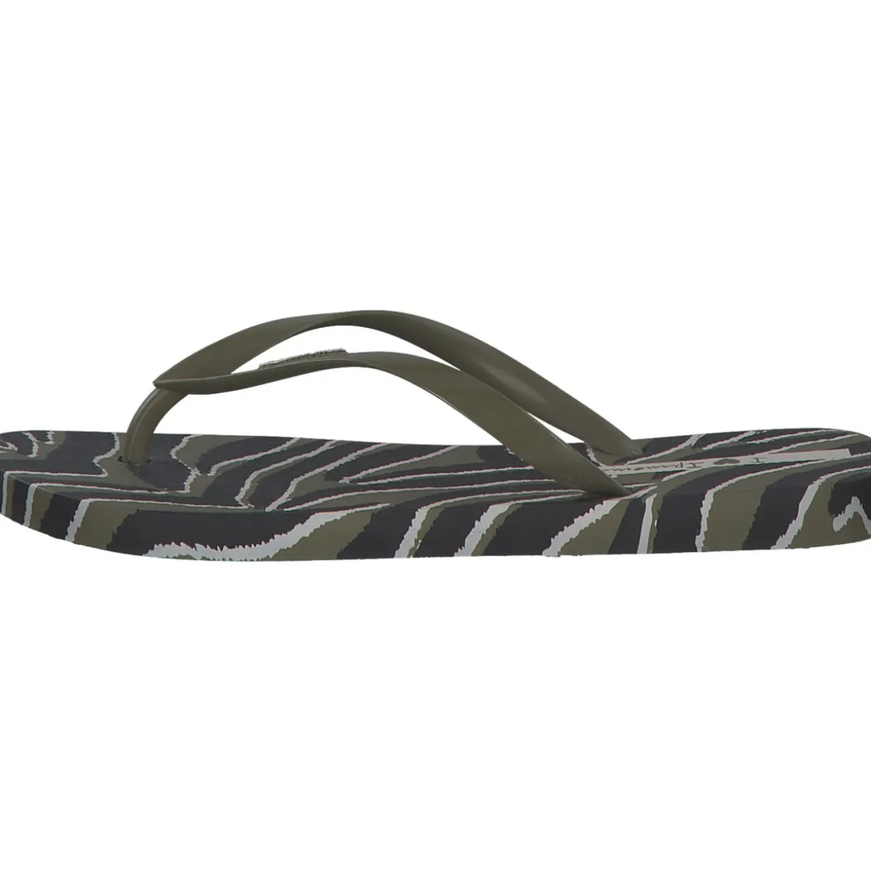 Ipanema Animale Print Fem 83162, Zehentrenner, Damen, Grün (green black)