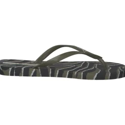 Ipanema Animale Print Fem 83162, Zehentrenner, Damen, Grün (green black)