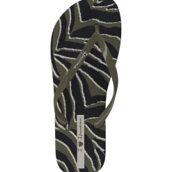 Ipanema Animale Print Fem 83162, Zehentrenner, Damen, Grün (green black)