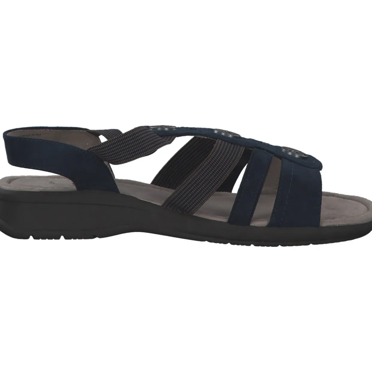 Jana Shoes 28165, Keilsandaletten, Damen, navy