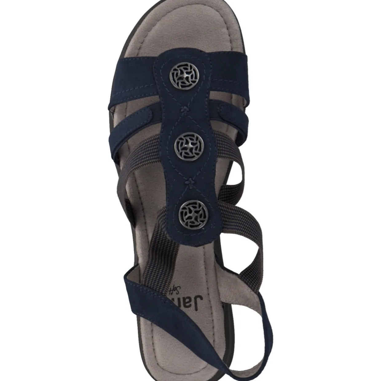 Jana Shoes 28165, Keilsandaletten, Damen, navy
