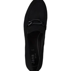 Jana Shoes 24263, Mokassins, Damen, Schwarz