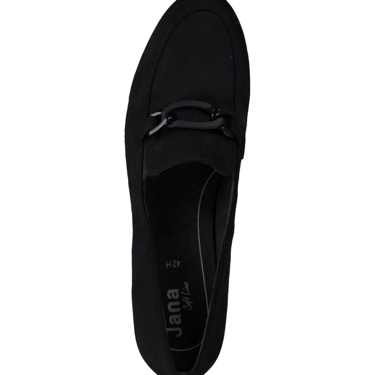 Jana Shoes 24263, Mokassins, Damen, Schwarz
