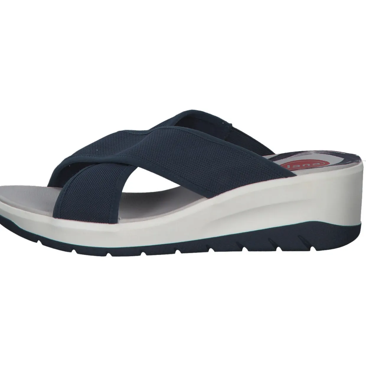 Jana Shoes 27260, Plateau-Pantoletten, Damen, navy