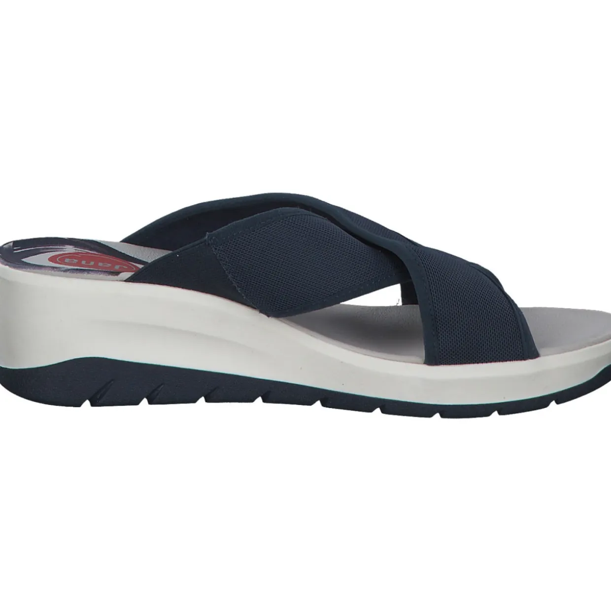 Jana Shoes 27260, Plateau-Pantoletten, Damen, navy