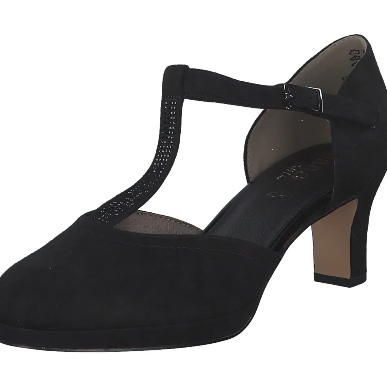 Jana Shoes 24474, Sandalen, Damen, Schwarz