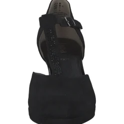 Jana Shoes 24474, Sandalen, Damen, Schwarz
