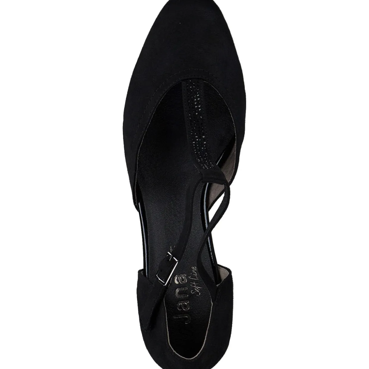Jana Shoes 24474, Sandalen, Damen, Schwarz