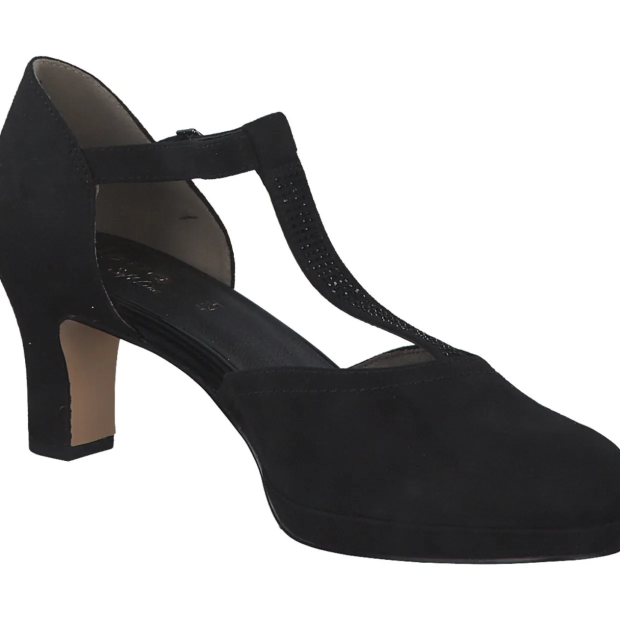 Jana Shoes 24474, Sandalen, Damen, Schwarz