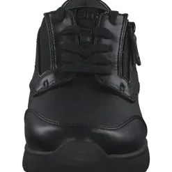 Jana Shoes 23765, Schnürschuhe, Damen, BLACK UNI