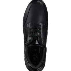 Jana Shoes 23765, Schnürschuhe, Damen, BLACK UNI