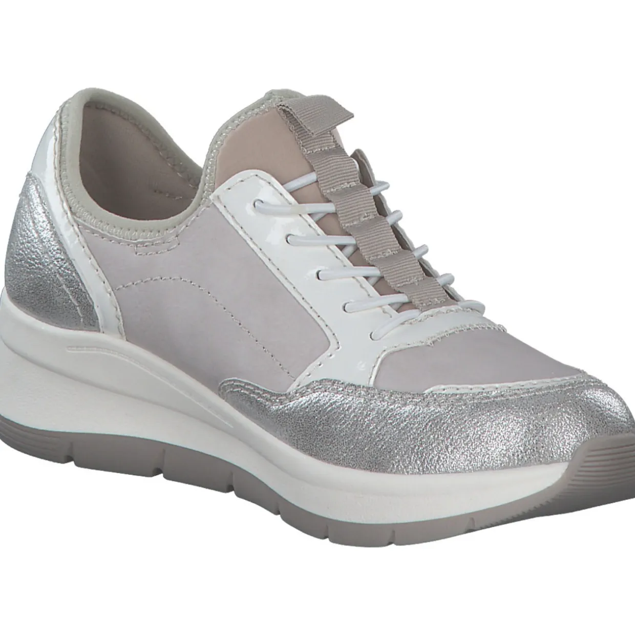 Jana Shoes 23775, Schnürschuhe, Damen, LT GREY