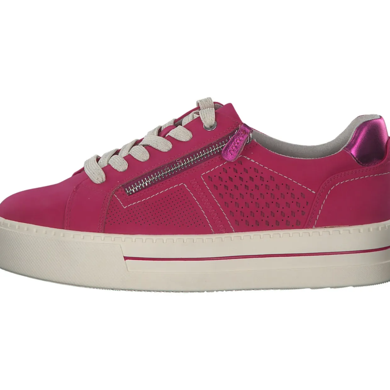 Jana Shoes 23764, Schnürschuhe, Damen, Pink