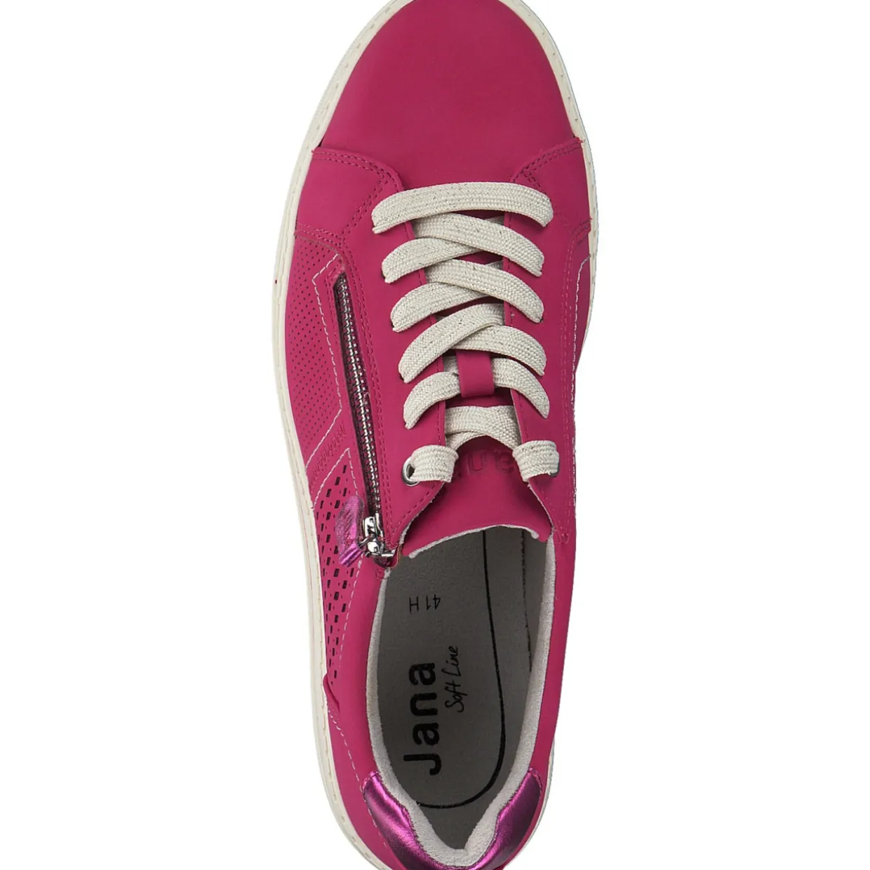 Jana Shoes 23764, Schnürschuhe, Damen, Pink