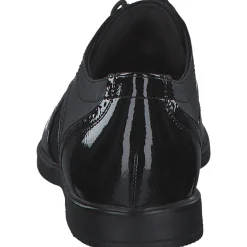 Jana Shoes 23260, Schnürschuhe, Damen, Schwarz