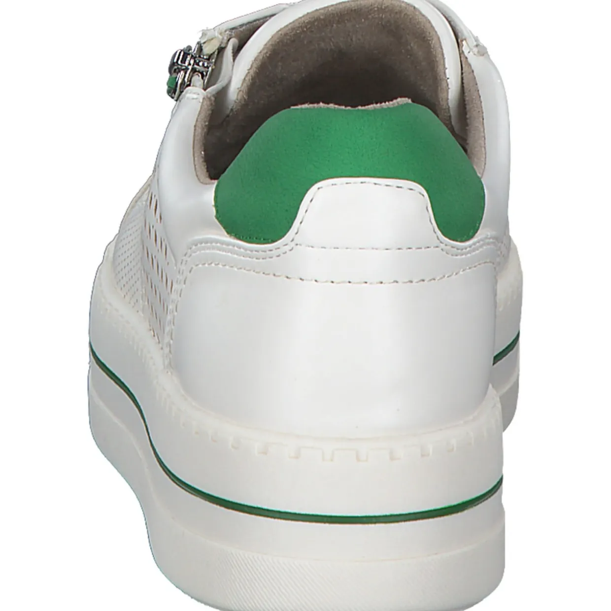 Jana Shoes 23764, Schnürschuhe, Damen, Weiß