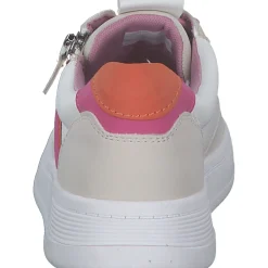 Jana Shoes 23785, Schnürschuhe, Damen, WHITE/FUXIA