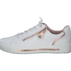 Jana Shoes 23660, Schnürschuhe, Damen, WHITE/ROSEGOLD