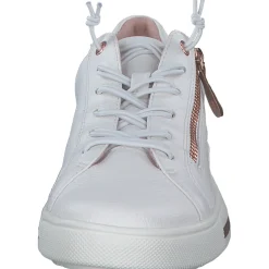 Jana Shoes 23660, Schnürschuhe, Damen, WHITE/ROSEGOLD