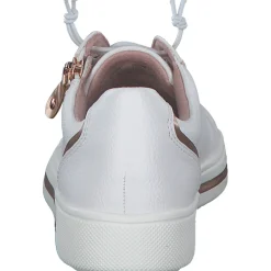 Jana Shoes 23660, Schnürschuhe, Damen, WHITE/ROSEGOLD