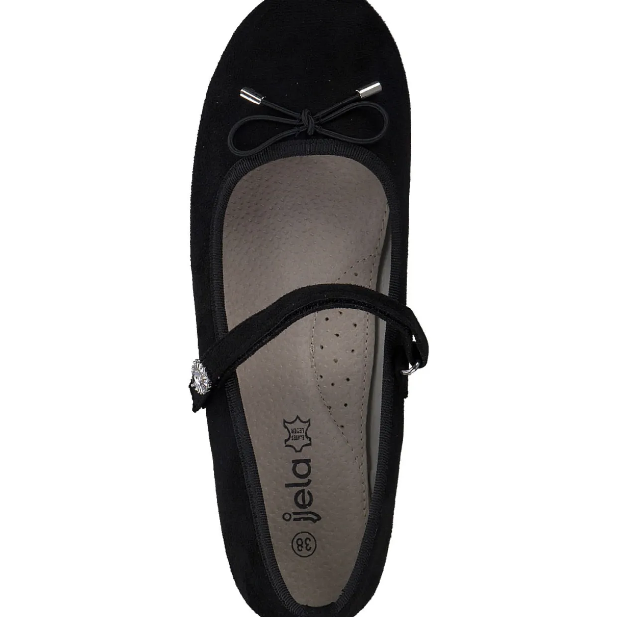 Jela 1637-1000 Lille-1, Ballerinas (Kinder), Kinder, Black (Schwarz)