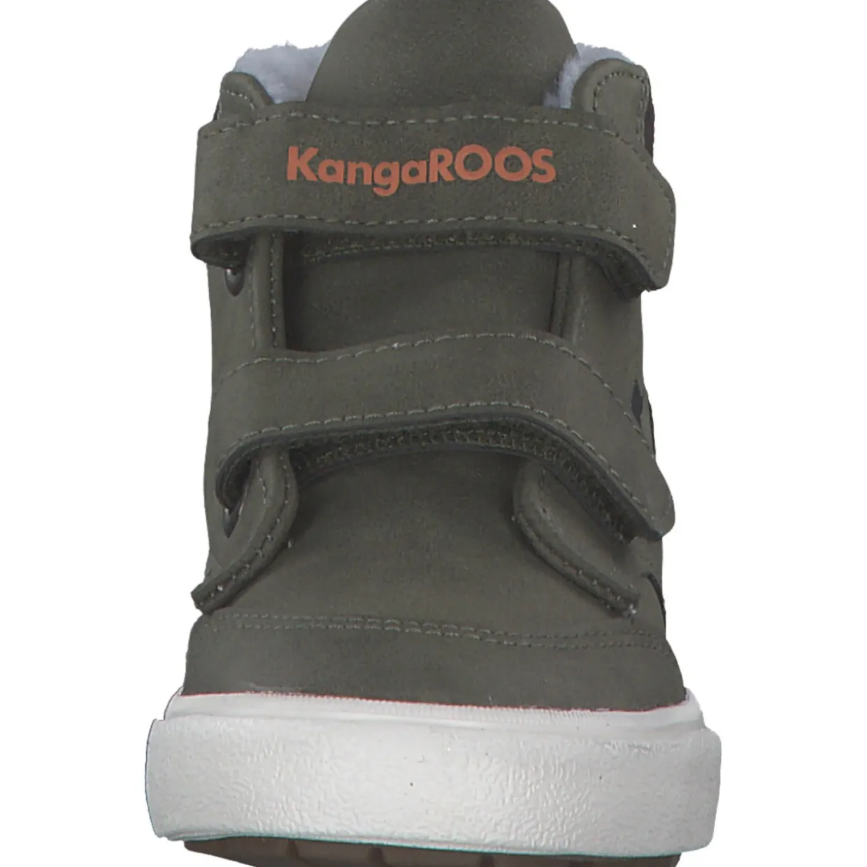 KangaROOS 02114/8037 KaVu Primo V, Lauflernschuhe, Kinder, olive/flame