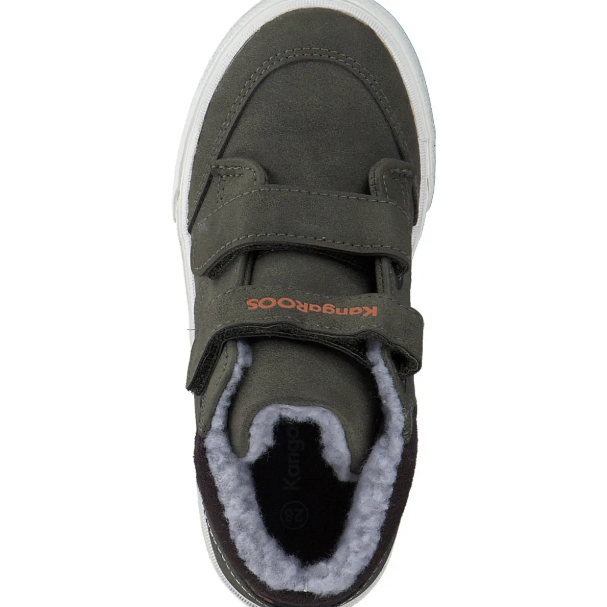 KangaROOS 02114/8037 KaVu Primo V, Lauflernschuhe, Kinder, olive/flame