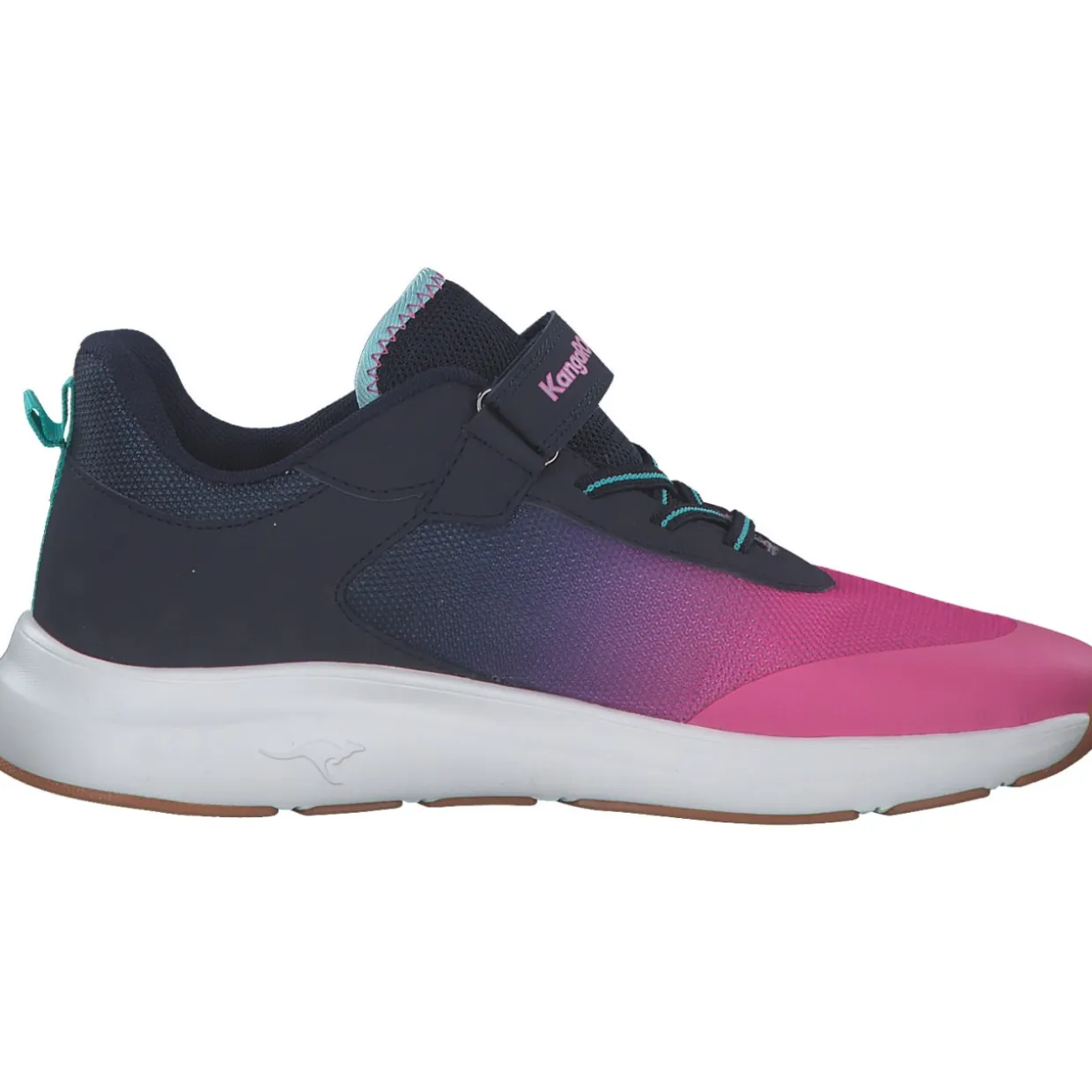 KangaROOS 10171-4204 KB-Rida EV, Sportliche Slipper, Kinder, dark navy/daisy pink