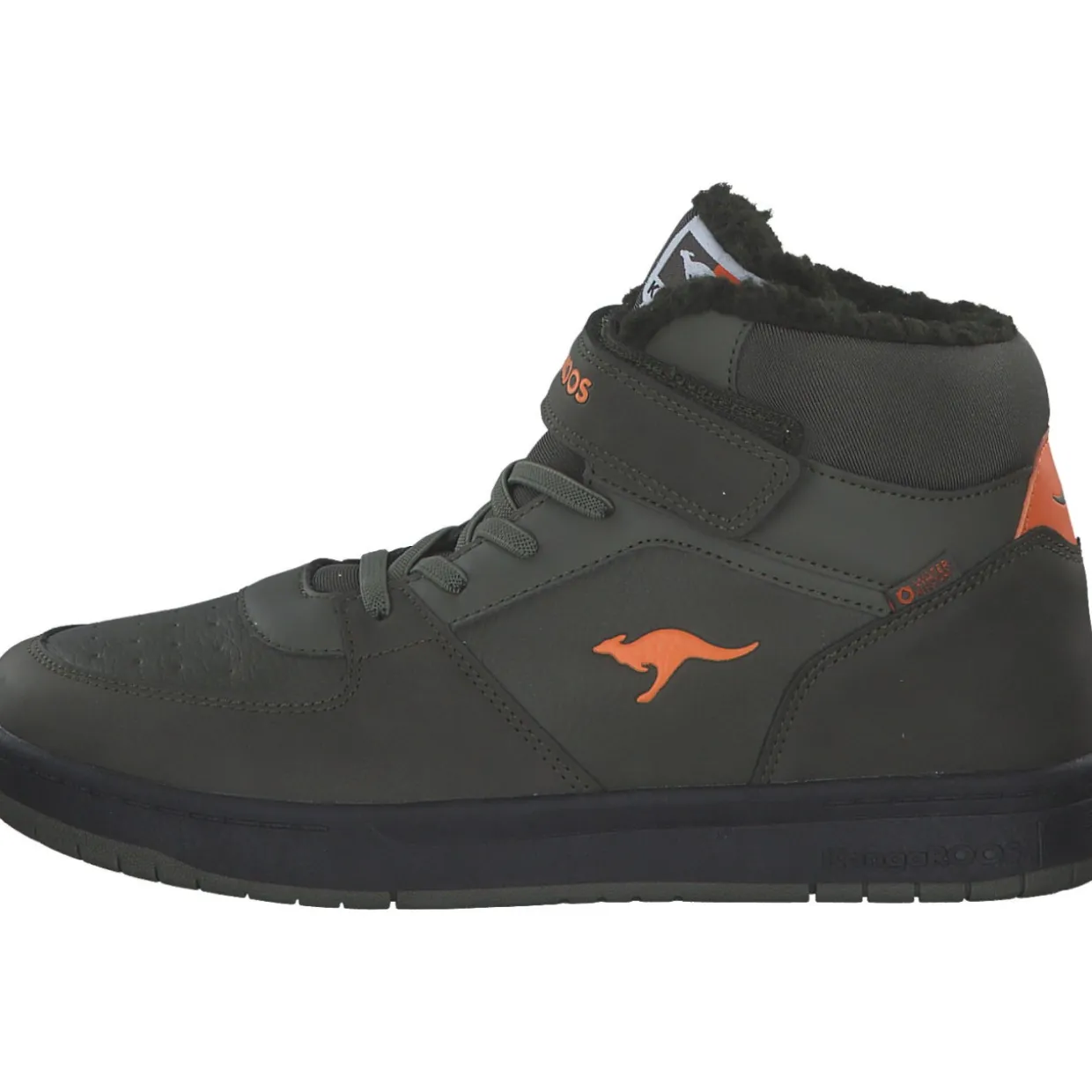 KangaROOS 10179-8090 K-CP Bound Mid EV, Winterstiefel, Kinder, military green/flame