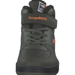 KangaROOS 10179-8090 K-CP Bound Mid EV, Winterstiefel, Kinder, military green/flame