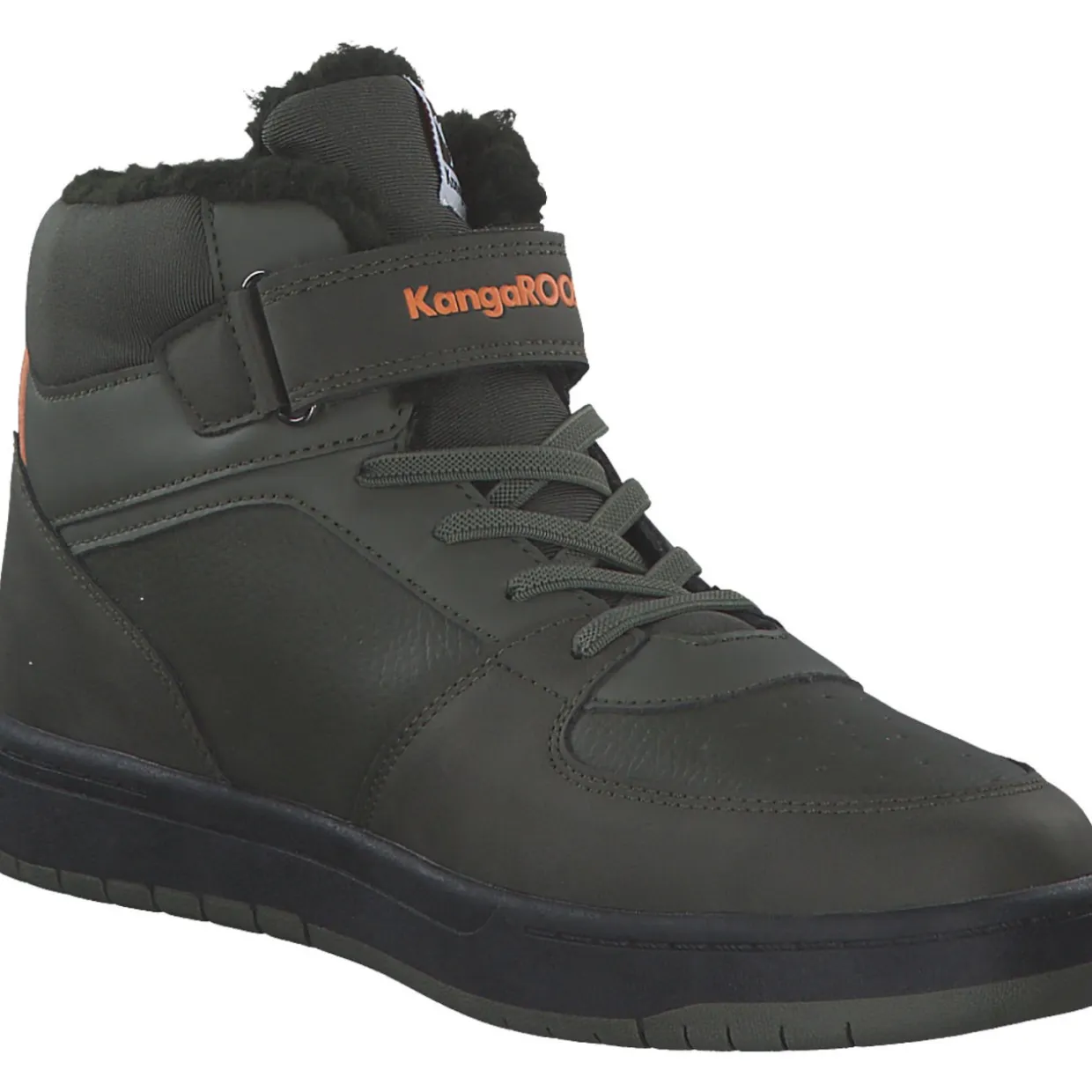 KangaROOS 10179-8090 K-CP Bound Mid EV, Winterstiefel, Kinder, military green/flame