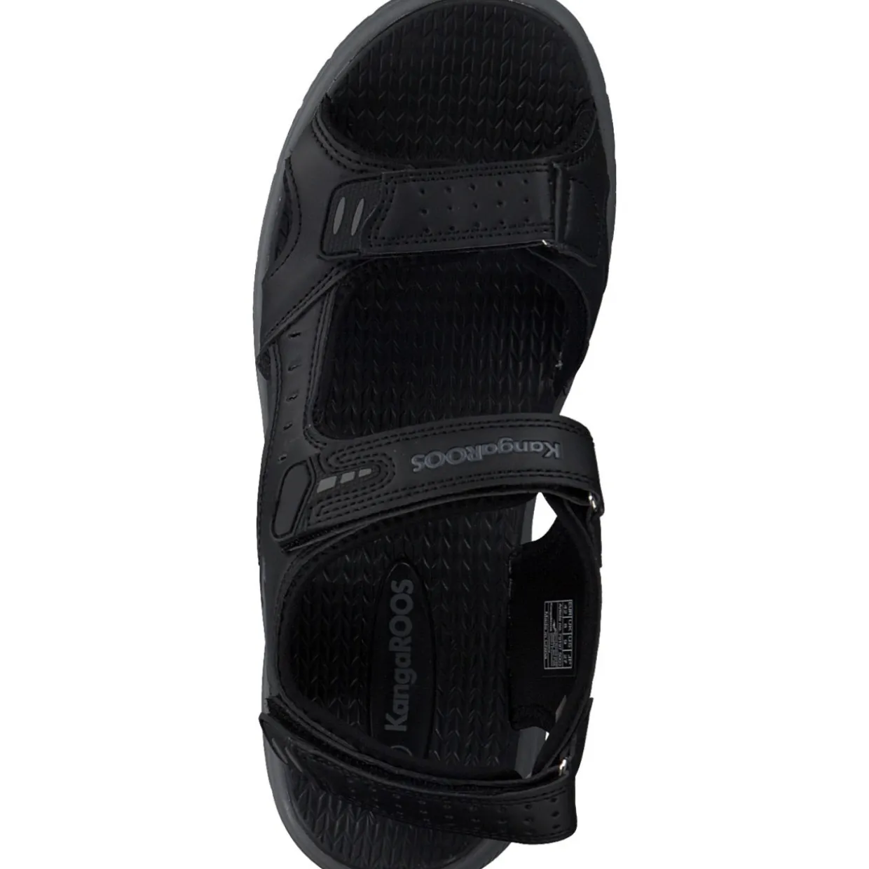 KangaROOS 79197, Klassische Sandalen, Herren, Schwarz