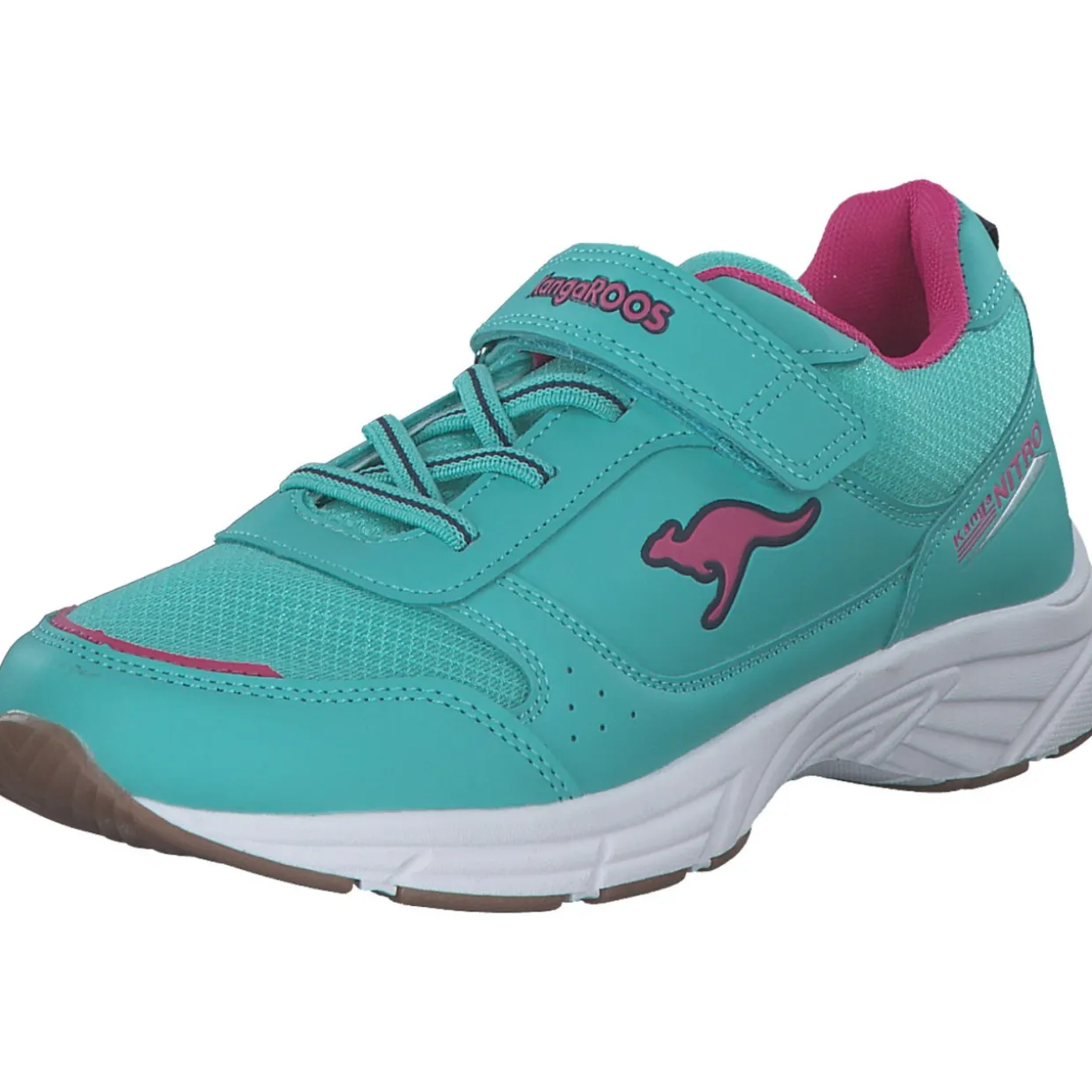 KangaROOS 10192-4344 K-Ni Keno EV , Sportliche Slipper, Kinder, ocean/daisy pink