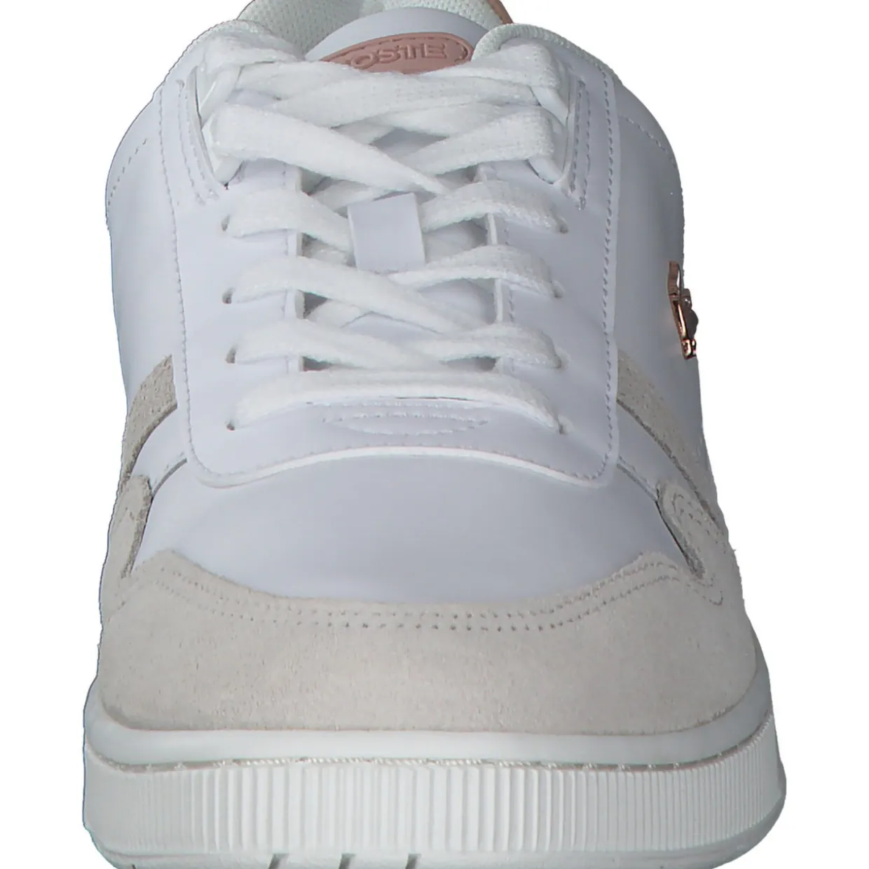 Lacoste T-Clip 44SFA0063, Schnürschuhe, Damen, White / Light Pink / Beige