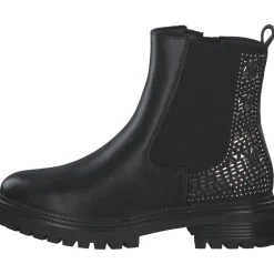La Strada 2280561-1001 CHELSEA BOOTIE, Stiefeletten, Damen, BLACK PU