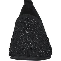 La Strada 2031004, Slipper, Damen, black knitted