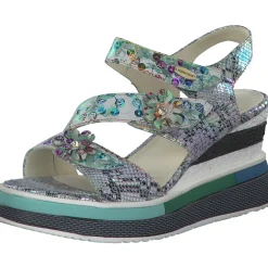 Laura Vita Dacddyo 07, Plateau-Sandaletten, Damen, blanc