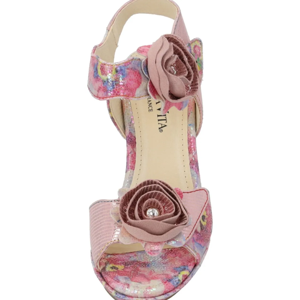 Laura Vita Hicao 624, Plateau-Sandaletten, Damen, Rosa
