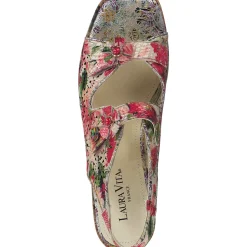 Laura Vita Paulao 01, Plateau-Sandaletten, Damen, Mehrfarbig/rouge