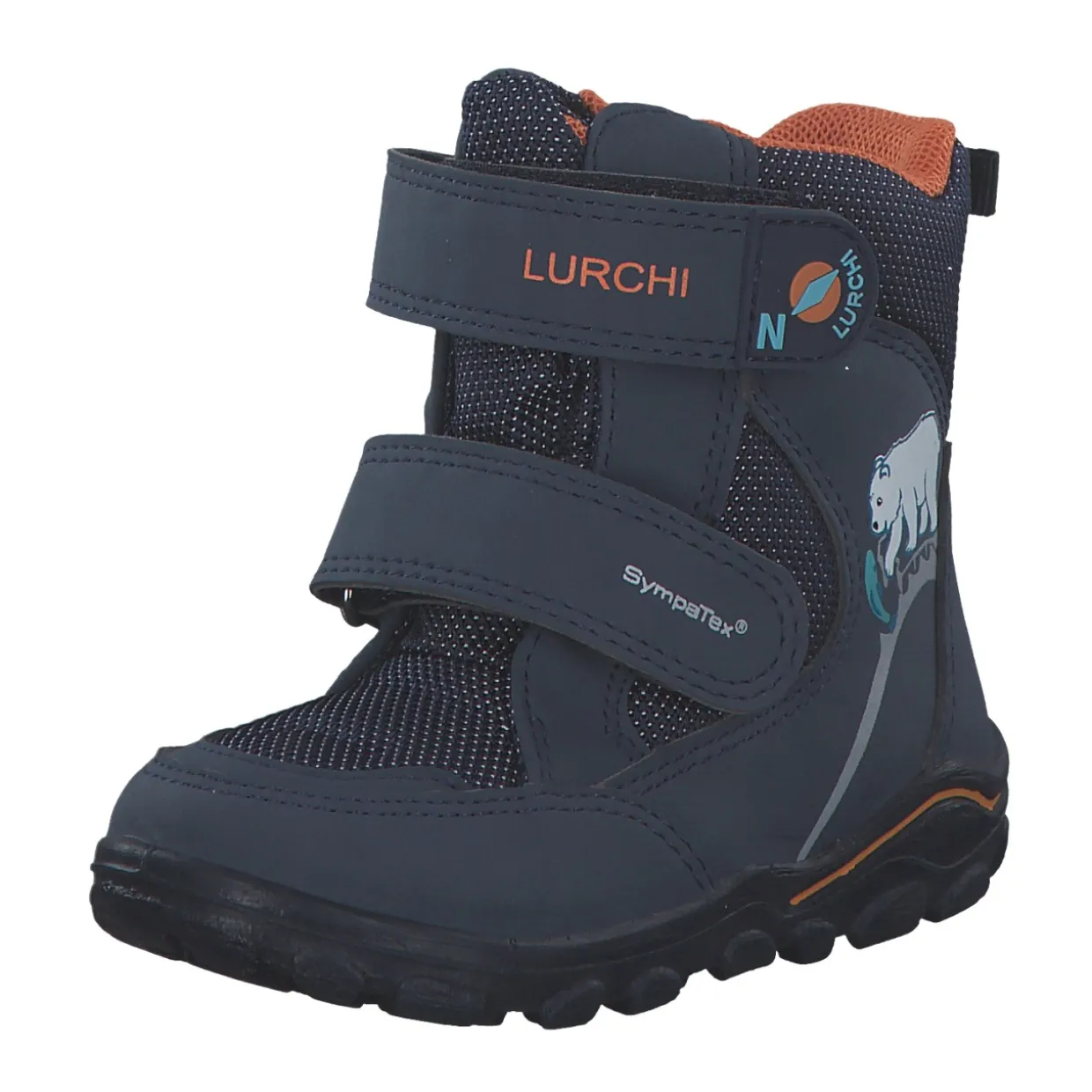 Lurchi 63L1083008, Lauflernschuhe, Kinder, atlantic-orange