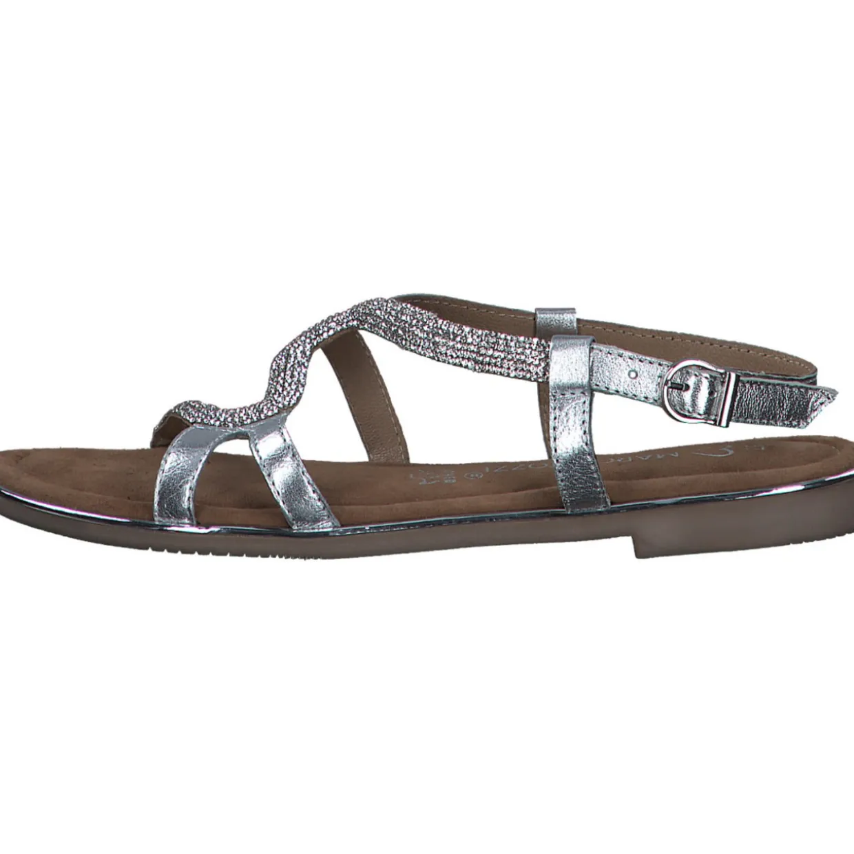 Marco Tozzi 28143, Keilsandaletten, Damen, SILVER COMB
